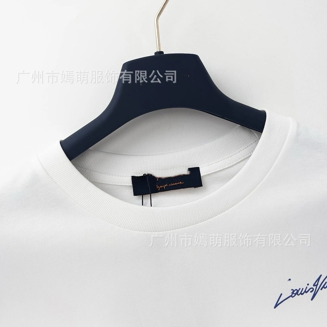Design Seashell Print Graphic T-Shirt White - 14