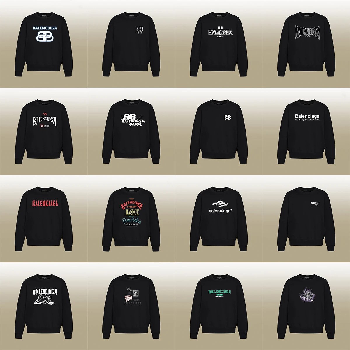 Balenciaga Logo Blac