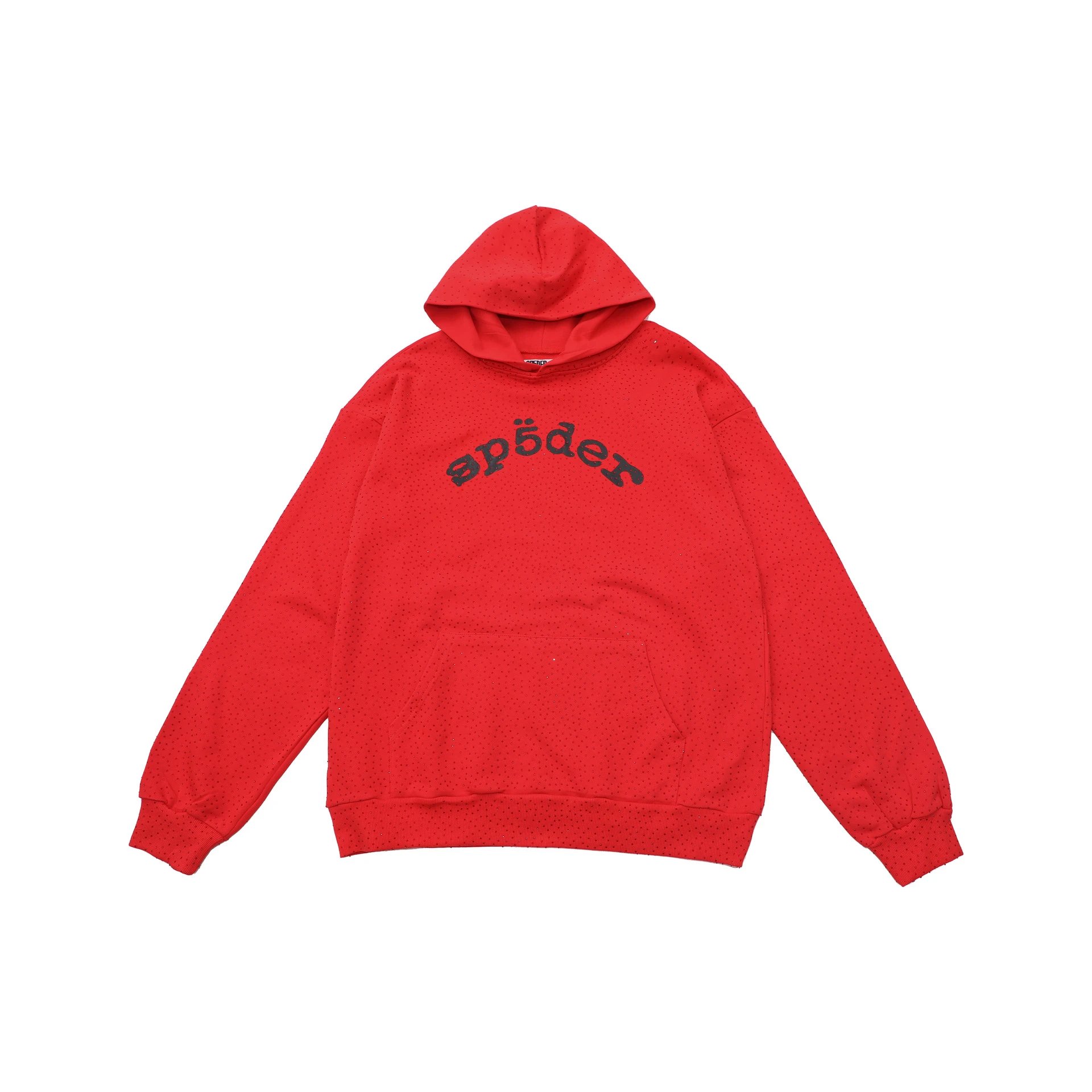 SP5DER Spider Web Graphic Hoodie Blue - 10