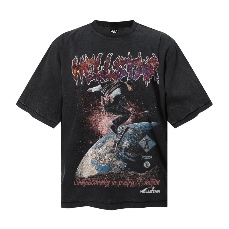 Hellstar I Survived the Hellstar Graphic T-Shirt White - 35