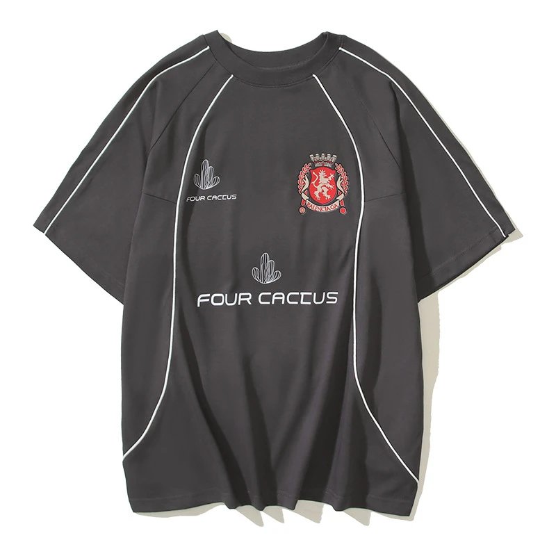 Design Slogan Mesh Jersey Black / White - 18