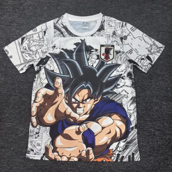 Dragon Ball Z x Japan Football Association Goku Manga Print T-Shirt - 1