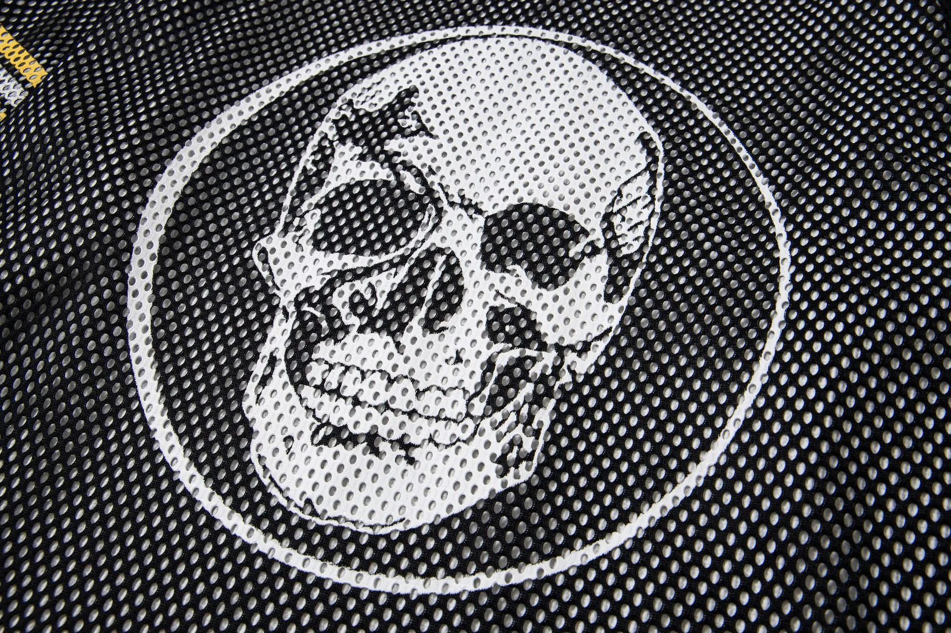Godspeed Skull Mesh Jersey Black / White / Orange - 17