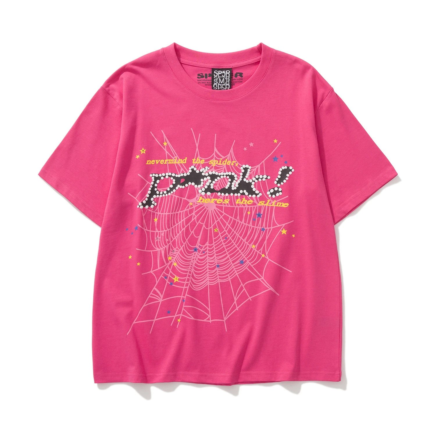 Spider! Spider Web 555 Graphic Black T-Shirt - 8