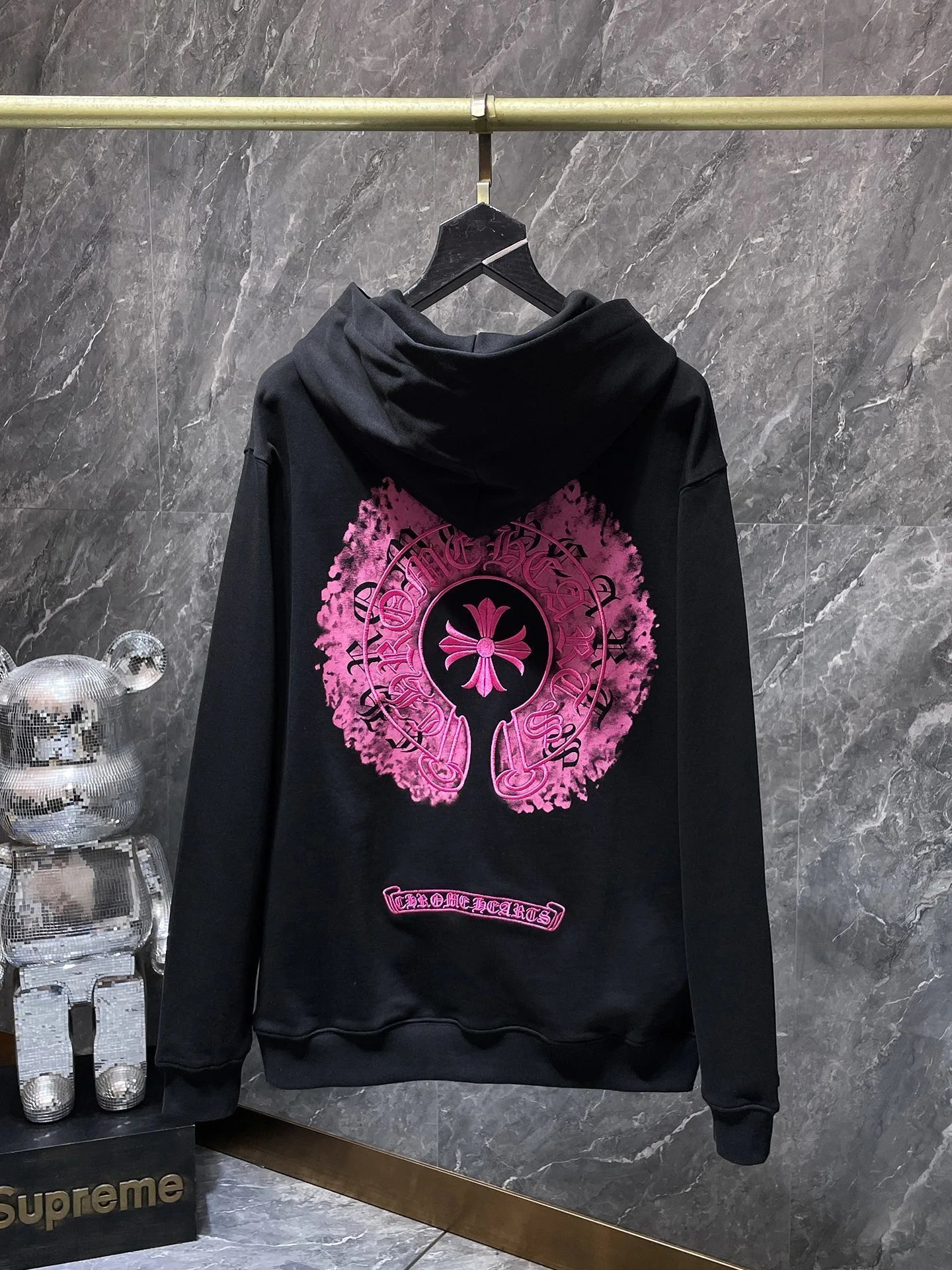 Chrome Hearts Hoodies & Sweatshirts Graphic Full-Zip Hooded Sweatshirt — 8810