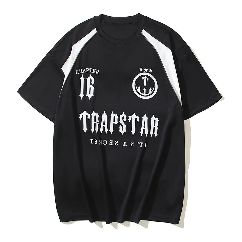 Design Slogan Mesh Jersey Black / White - 24