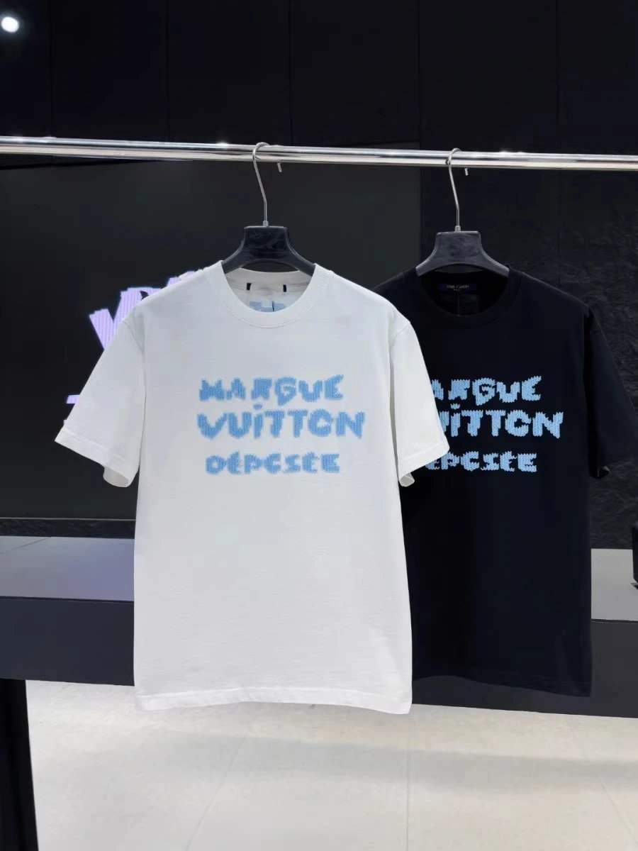 Louis Vuitton Monogram Embroidered White T-Shirt - 5