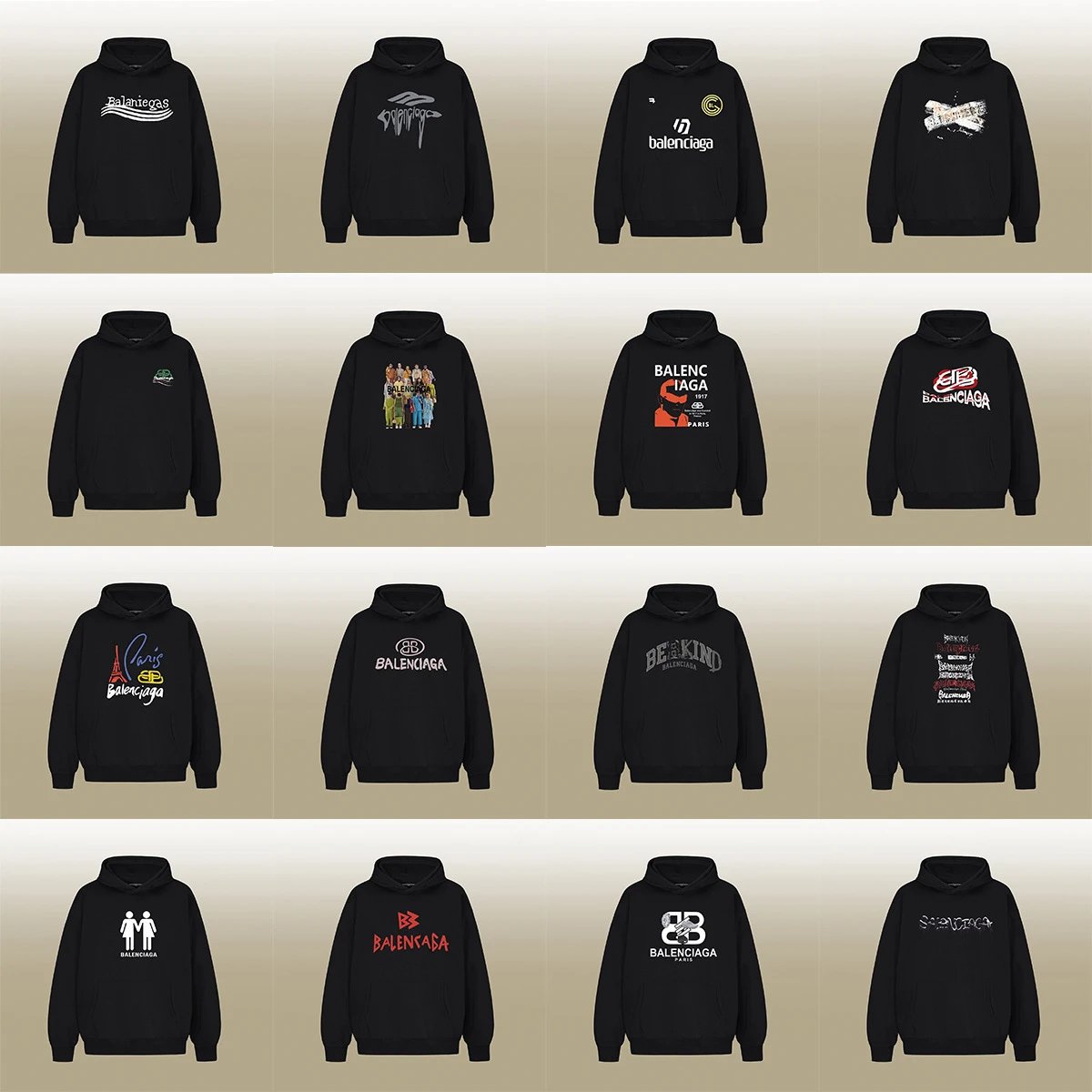 Balenciaga Hoodie Bl
