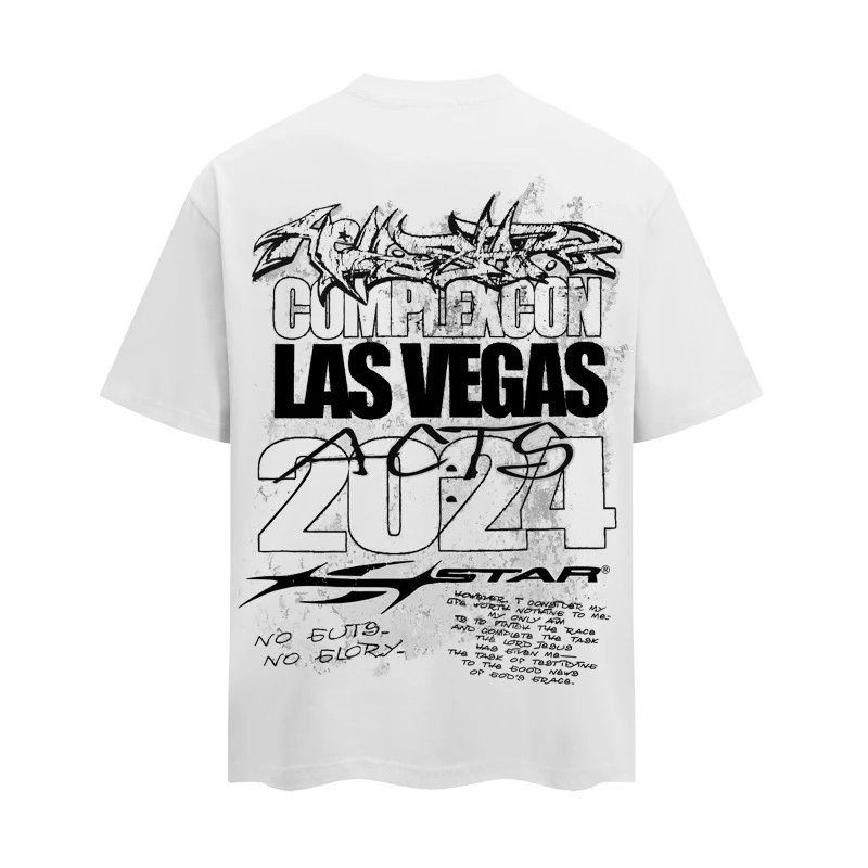 Hellstar I Survived the Hellstar Graphic T-Shirt White - 22