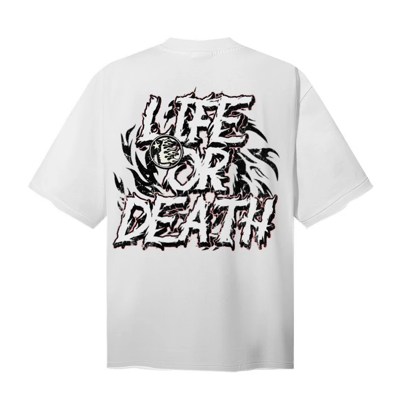 Hellstar I Survived the Hellstar Graphic T-Shirt White - 30