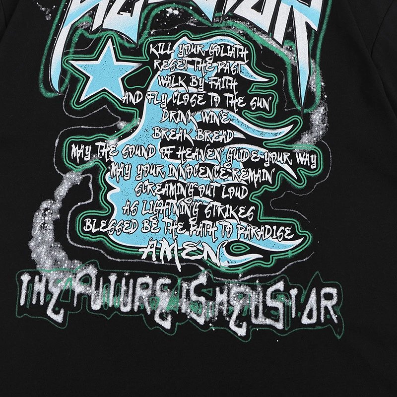 Hellstar Graphic Print Black T-Shirt - 13