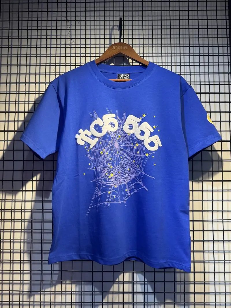 Spider! Spider Web 555 Graphic Black T-Shirt - 27