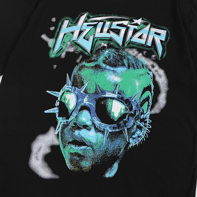 Hellstar Graphic Print Black T-Shirt - 16