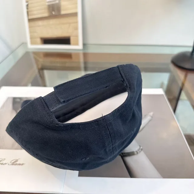 Alexander Wang Hats Embroidered Logo Distressed-Brim Baseball Cap product detail image 9