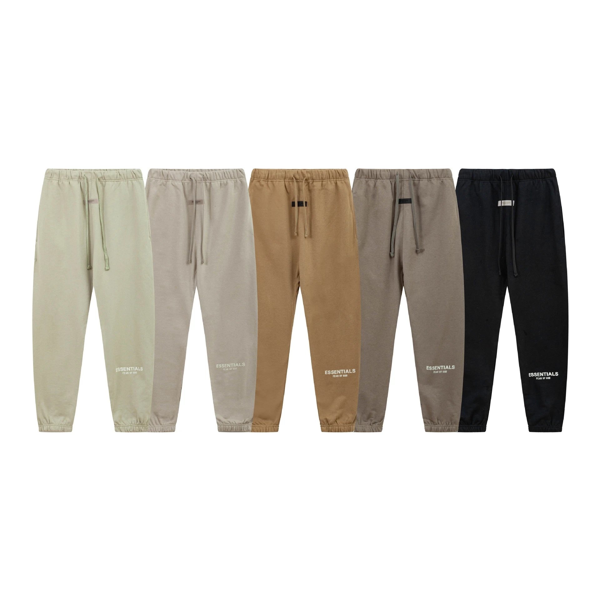 Adidas Originals Track Pants Black with Olive Stripes Sweatpants - 6