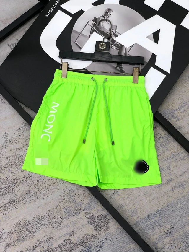 Moncler Shorts M241 drawstring logo product detail image 7