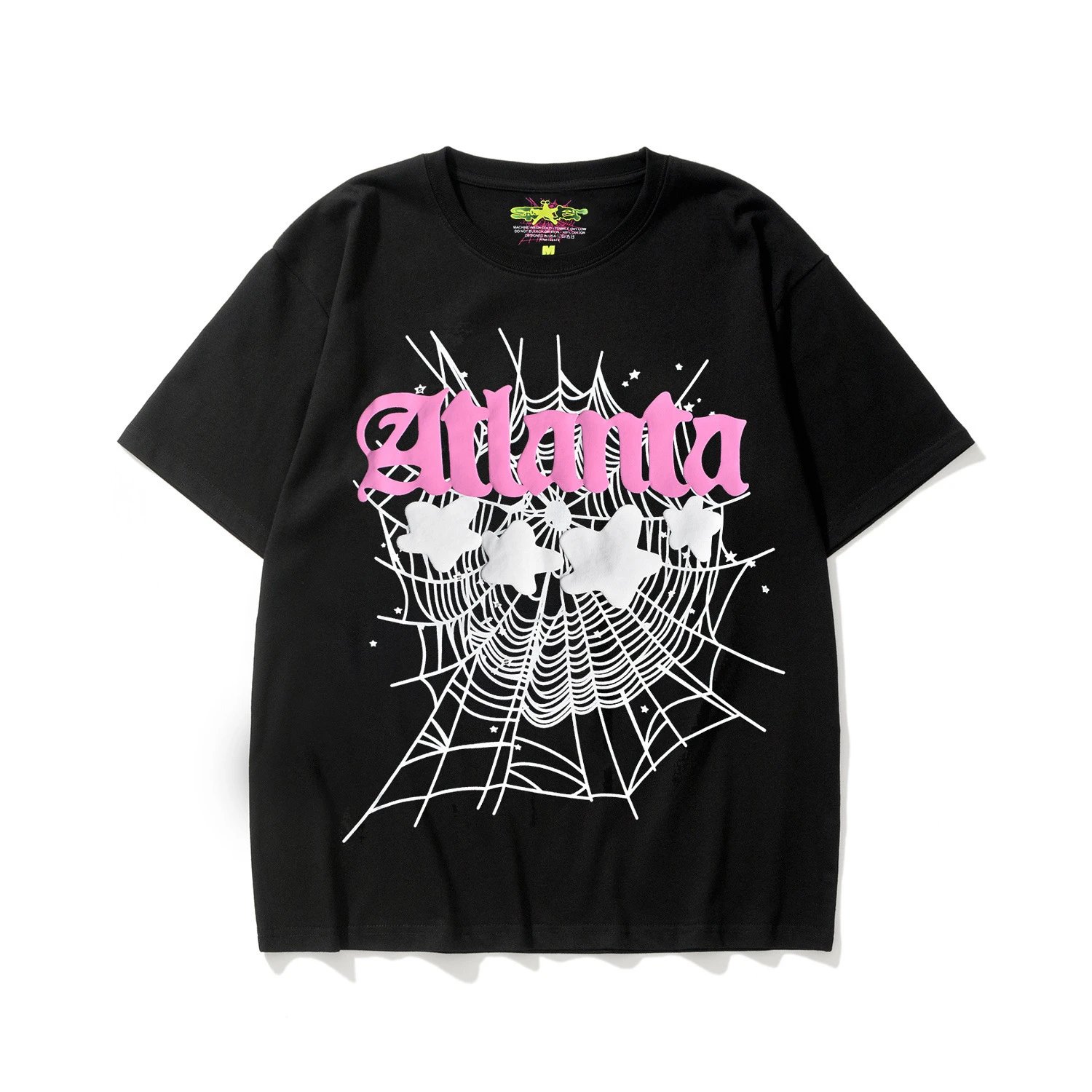 Spider! Spider Web 555 Graphic Black T-Shirt - 15