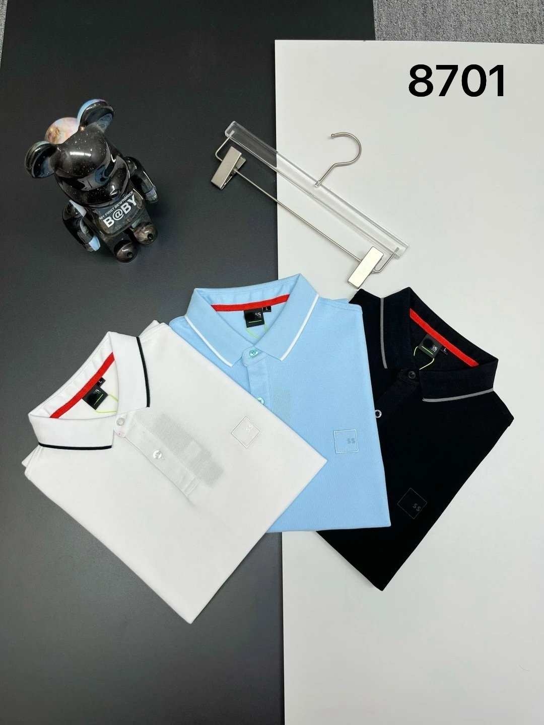 Lacoste 555-3 White Polo Shirt - 8