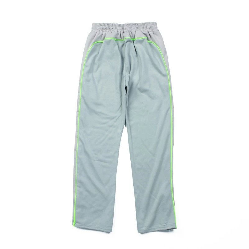 Design Track Pants Beige with Brown Stripe Sweatpants - 4