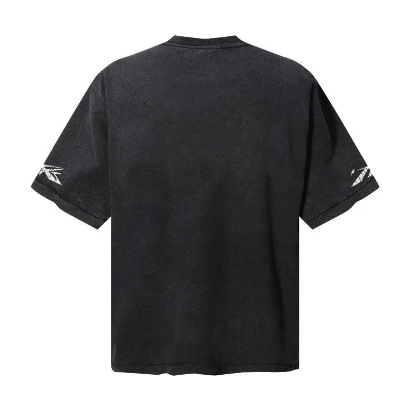 Hellstar Studios Graphic Print Black Oversized T-Shirt - 18