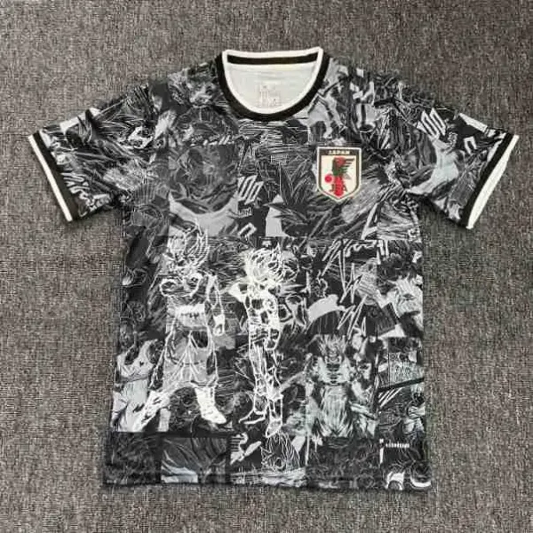 Japan Football Association x Dragon Ball Z Collab Graphic Jersey Black / White - 1