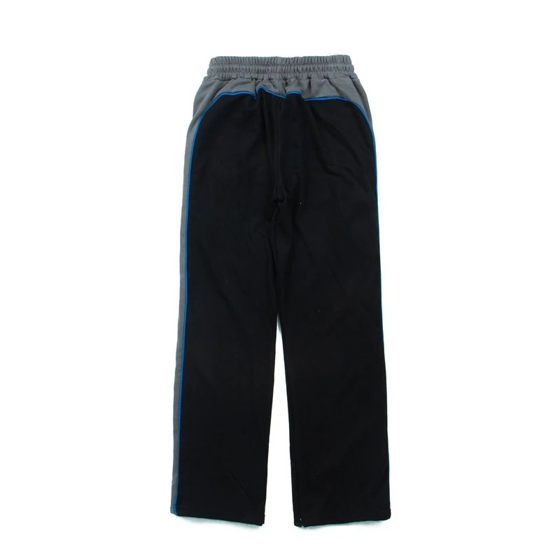 Design Track Pants Beige with Brown Stripe Sweatpants - 13