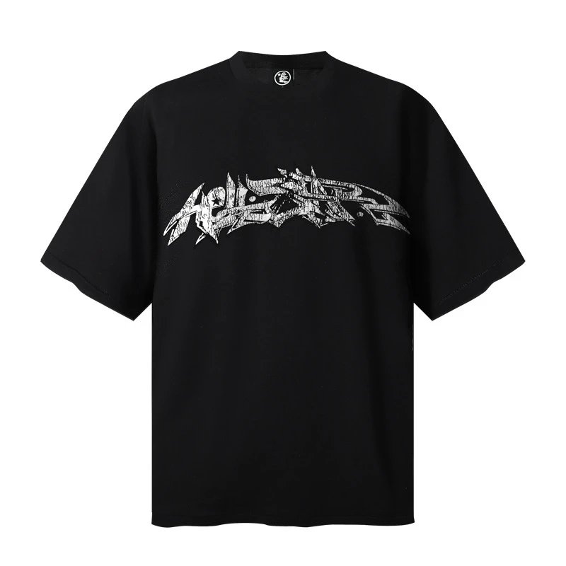 Hellstar Studios Graphic Print Black Oversized T-Shirt - 25