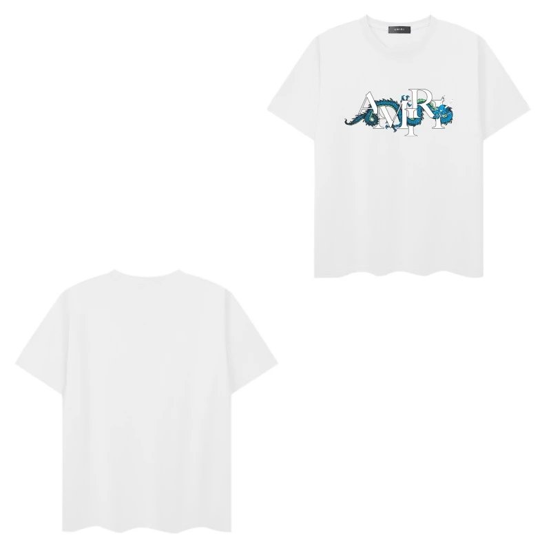 Amiri Arch Logo White T-Shirt - 12