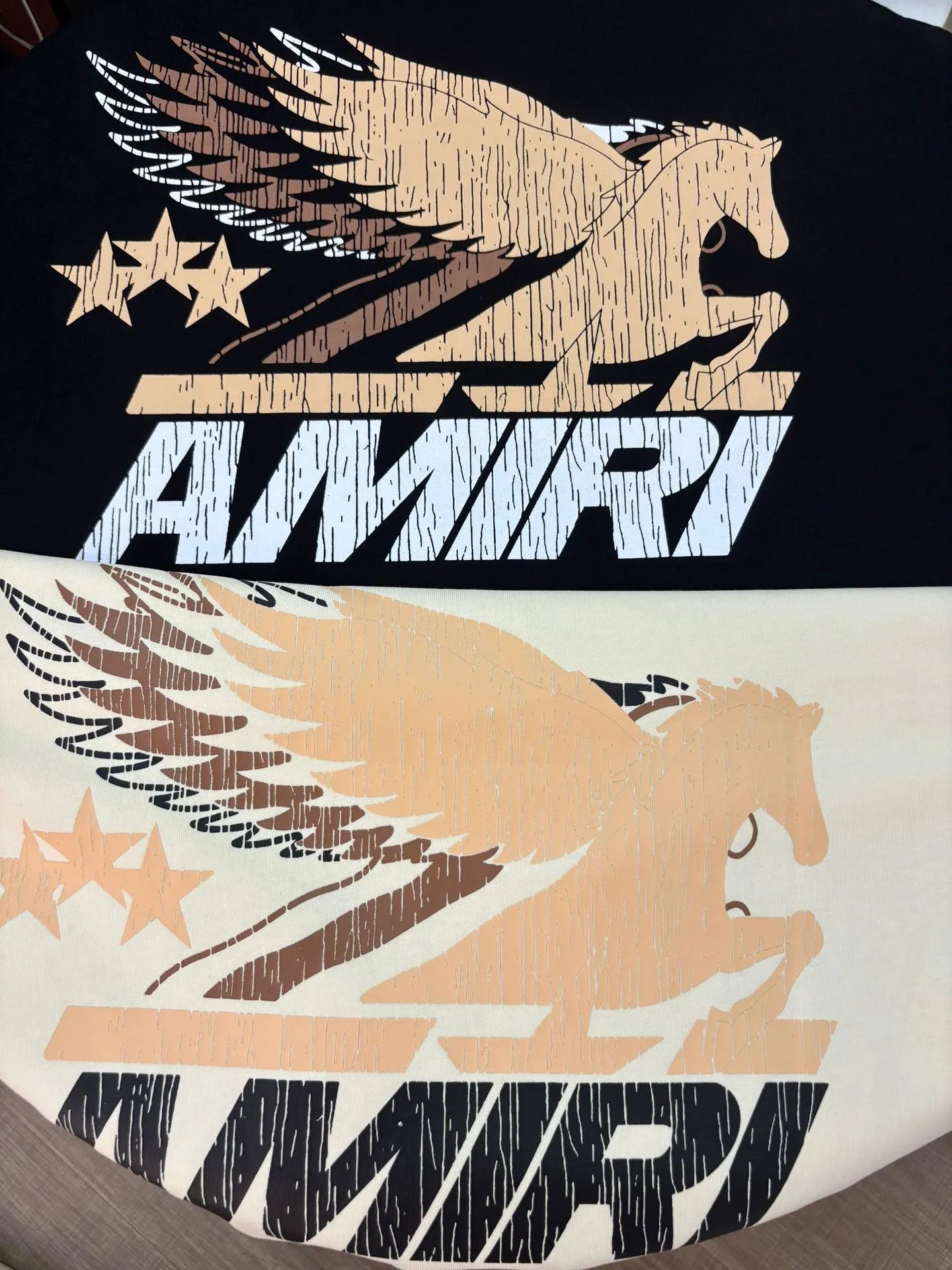 Amiri Hollywood Arch Logo Black T-Shirt - 29