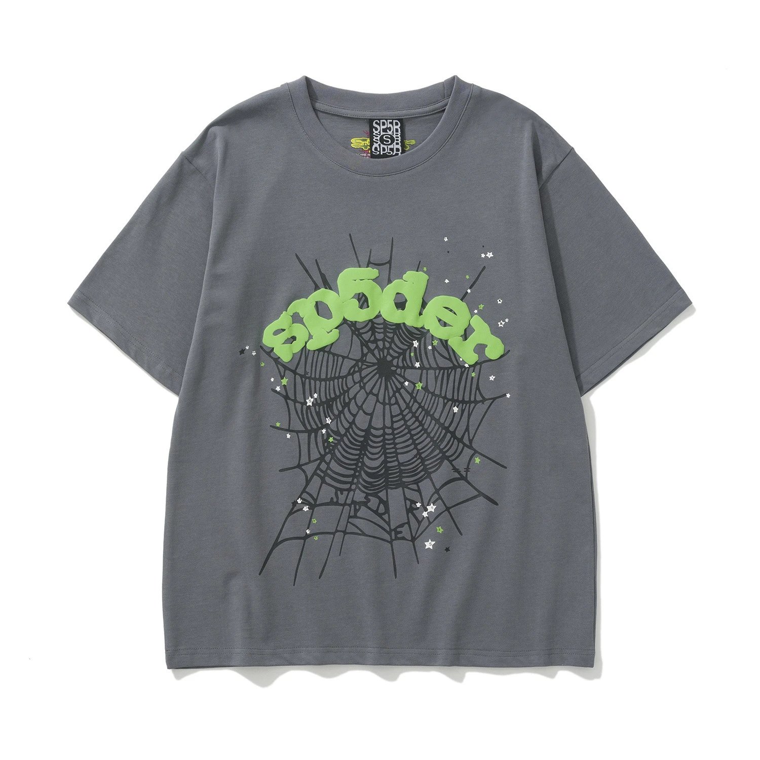 Spider! Spider Web 555 Graphic Black T-Shirt - 11