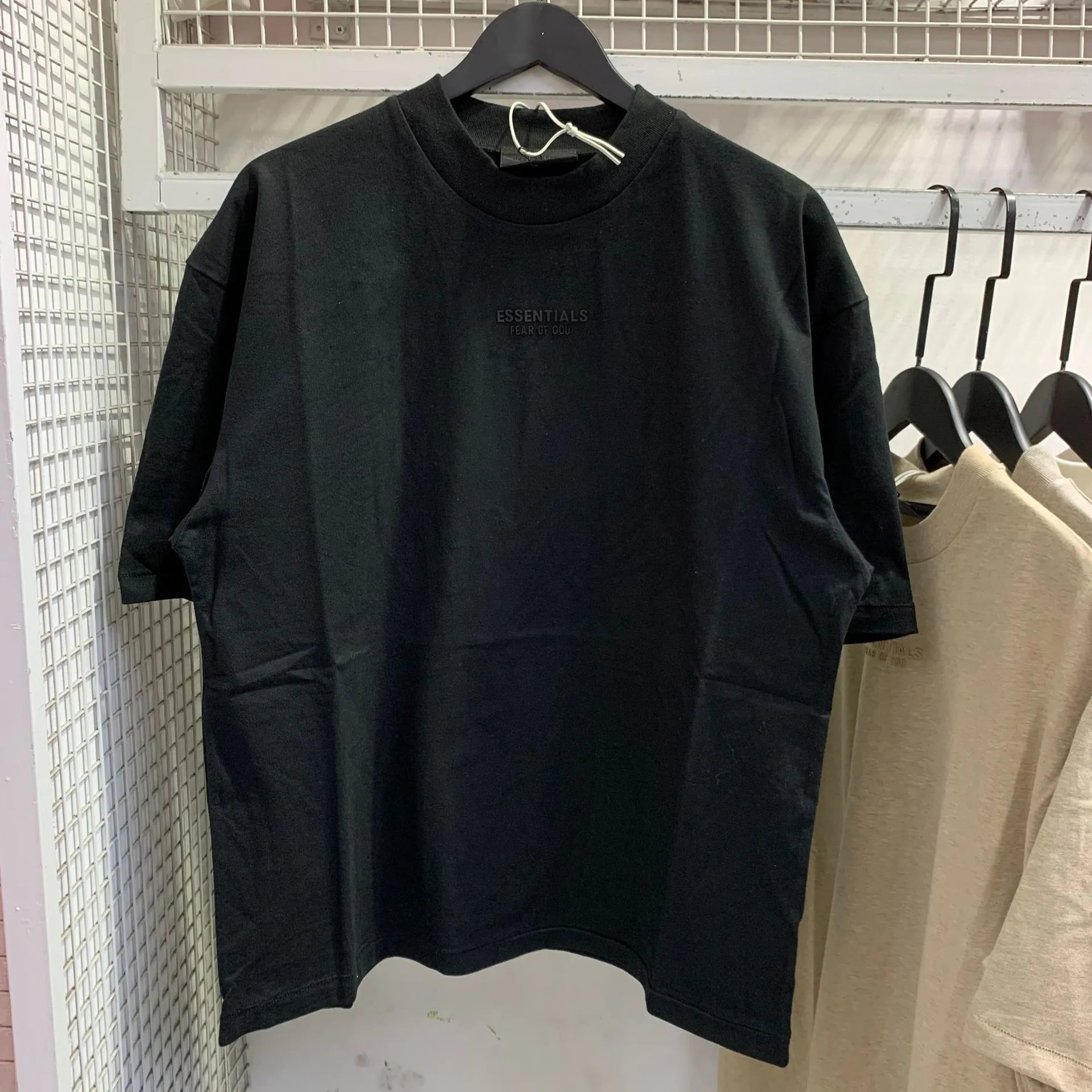Fear of God Essentials Logo T-Shirt Beige T-Shirt - 19
