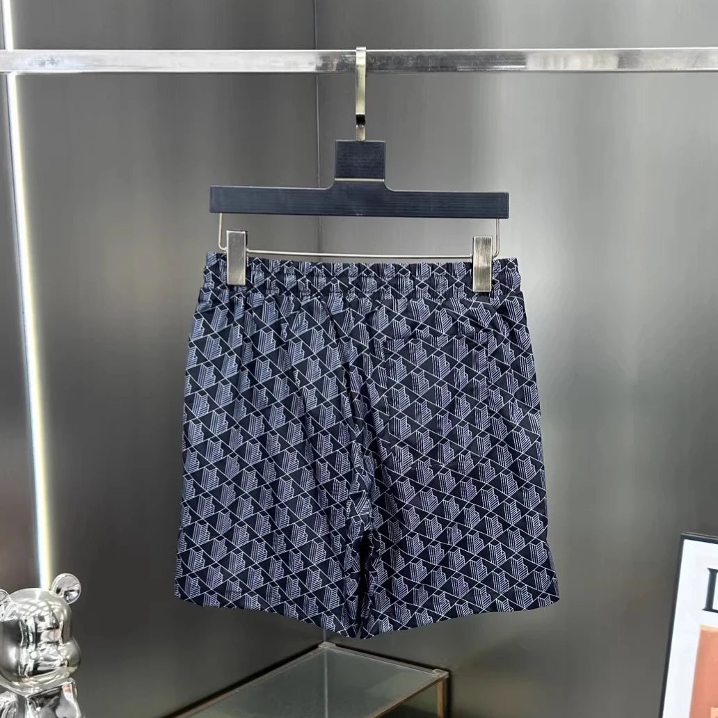 Lacoste Swimwear Men's Geometric Print Swim Shorts image 4