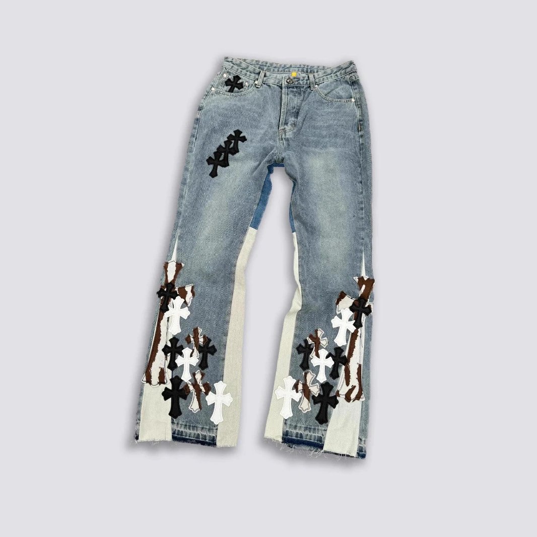 Gallery Dept. Jeans Distressed patchwork and paint-splatter designs image 3