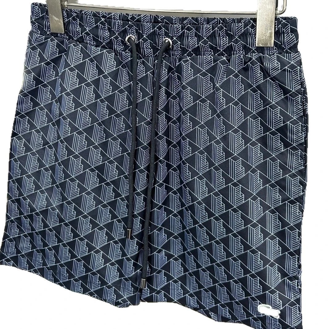 Lacoste Swimwear Men's Geometric Print Swim Shorts image 5