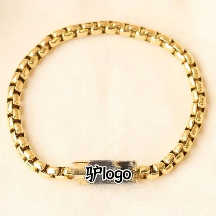 Chain Bracelet with Fur Accent Silver Bracelet Jewelry