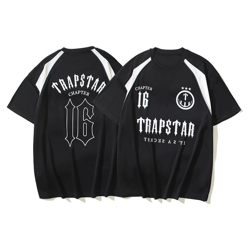 Design Slogan Mesh Jersey Black / White - 23