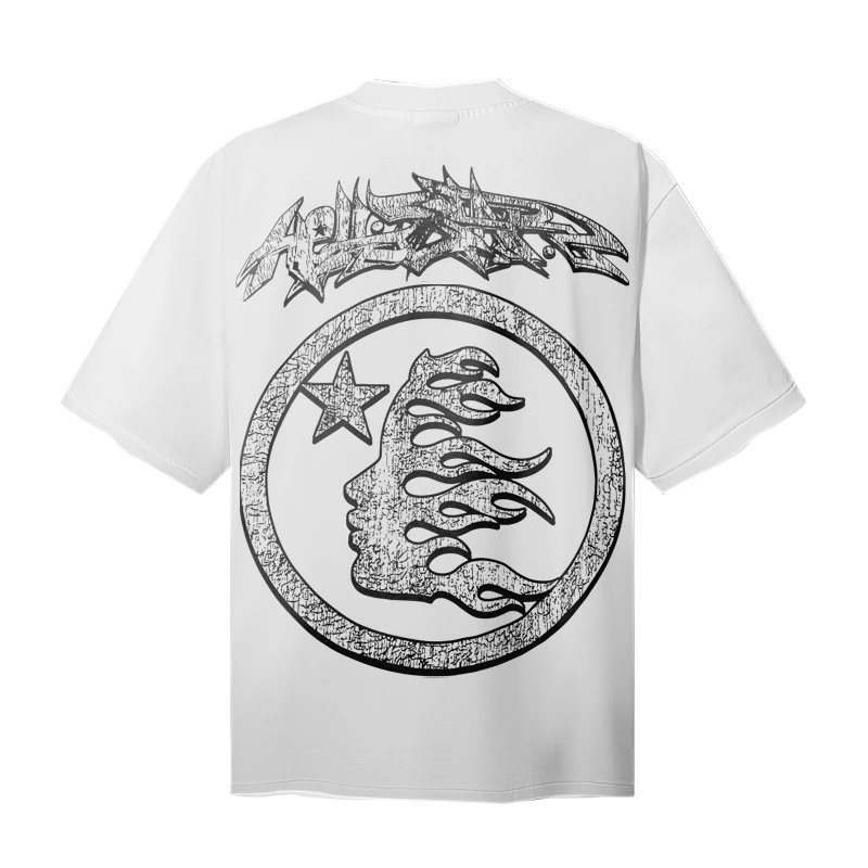 Hellstar Studios Graphic Print Black Oversized T-Shirt - 28