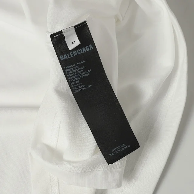 Balenciaga T-Shirts Logo Print Crew Neck product detail image 14