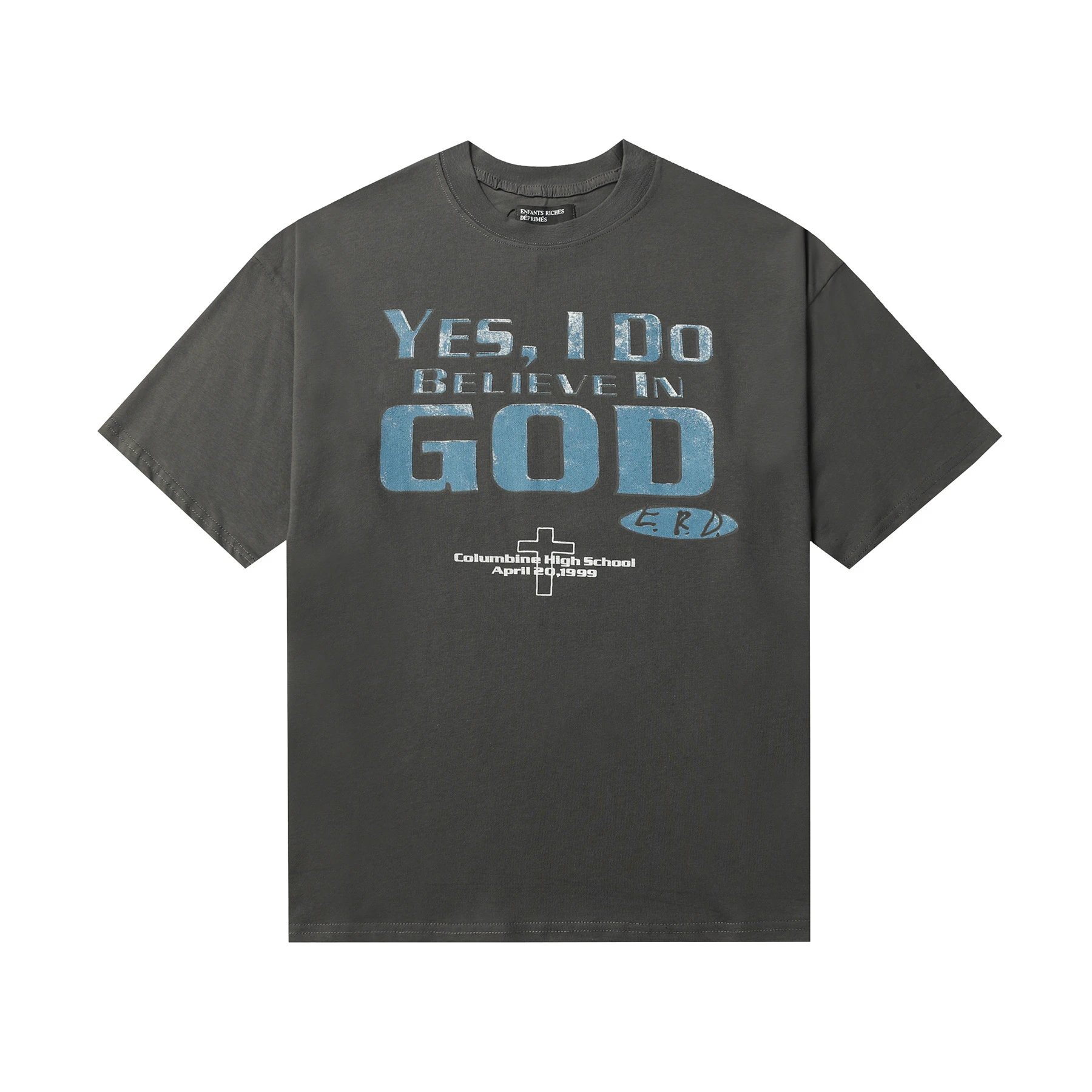 Enfants Riches Déprimés Yes, I Do Believe In God Black T-Shirt - 19