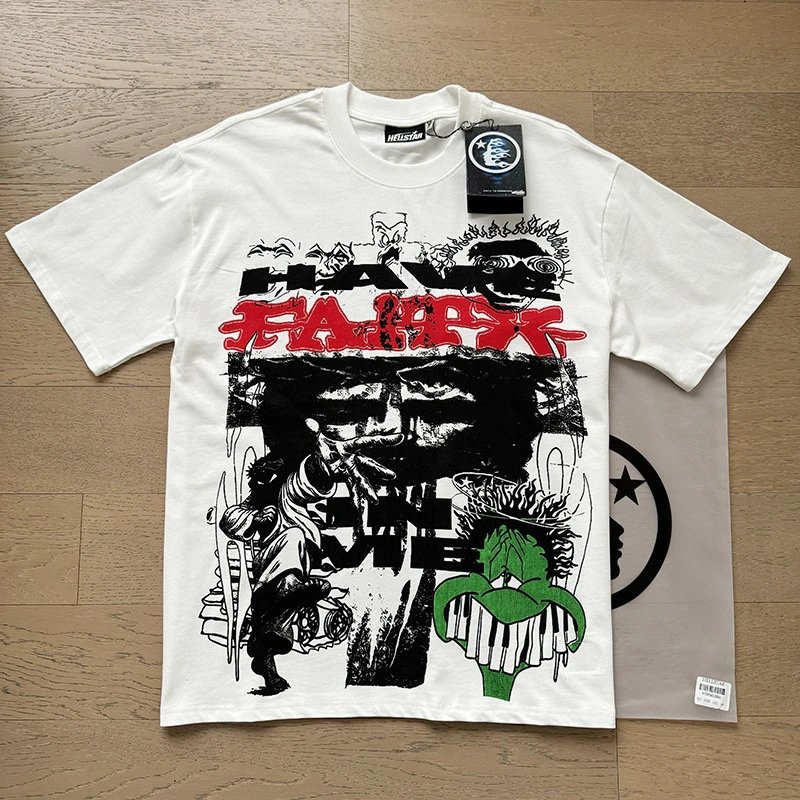 Hellstar Graphic Logo White T-Shirt - 9