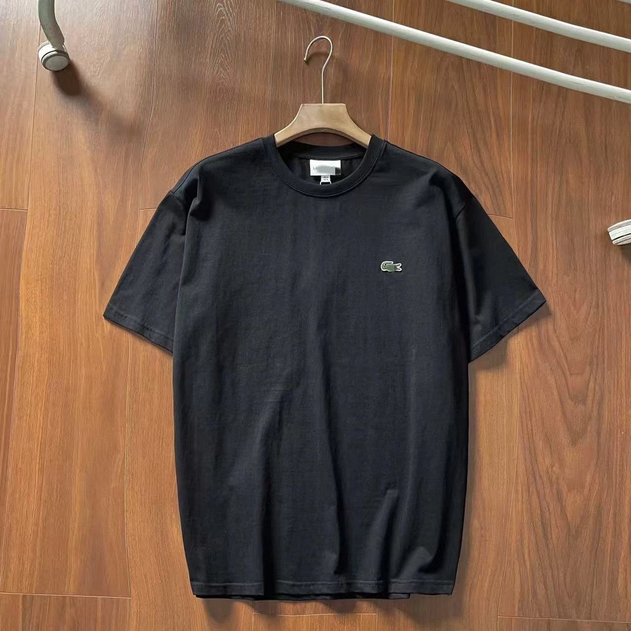 Lacoste Classic Crocodile Logo Navy T-Shirt - 4