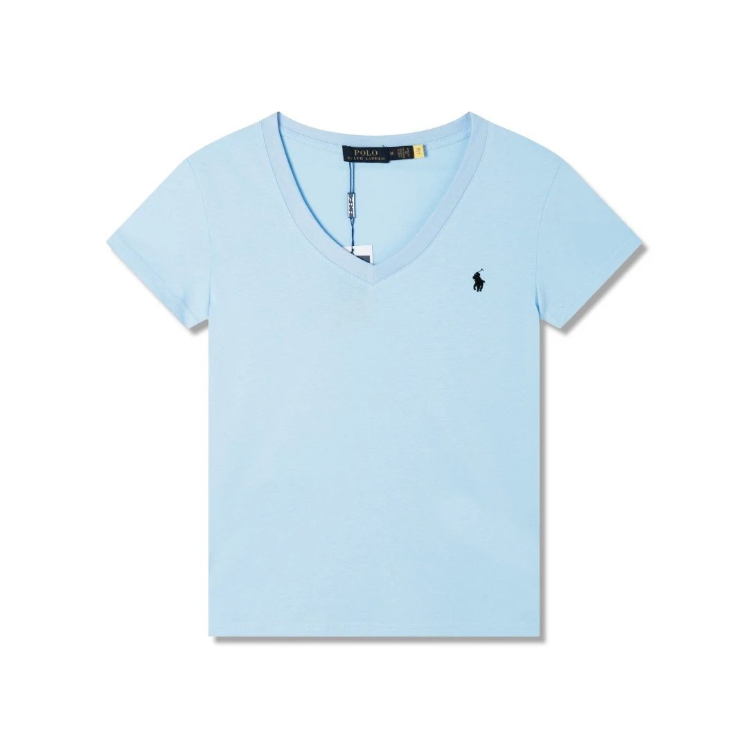 Polo Ralph Lauren V-Neck T-Shirt Navy - 14