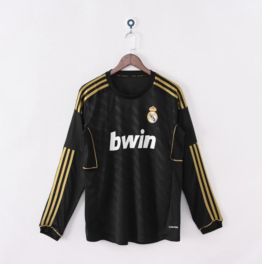 Juventus 1997-98 Home Jersey Black and White Striped Long Sleeve Football Shirt - 6