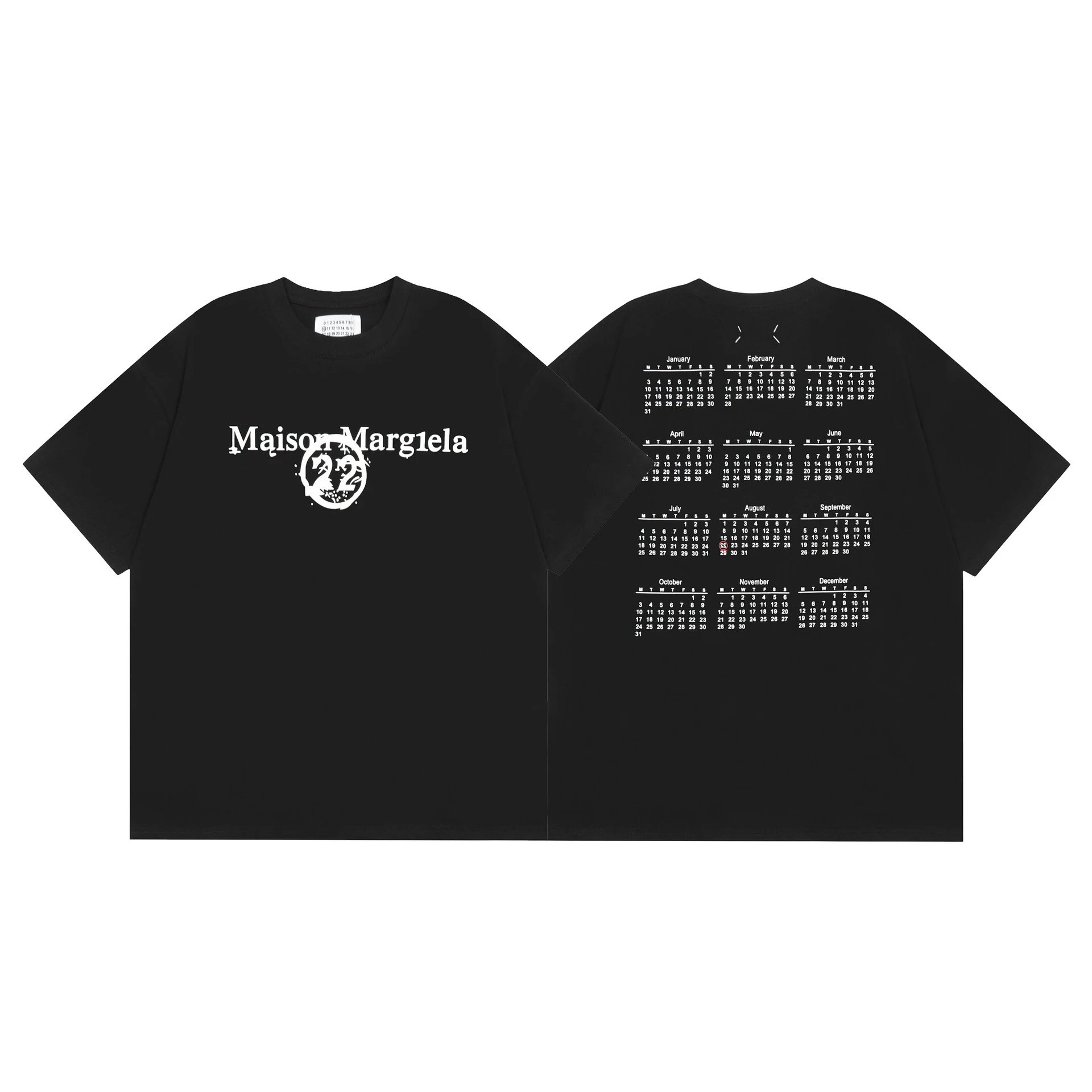 Supreme Number Grid Box Logo Black T-Shirt - 17