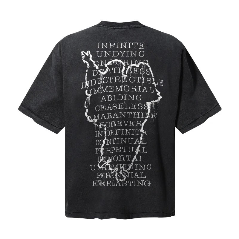 Design Eternal Prayer Target T-Shirt Black T-Shirts - 14