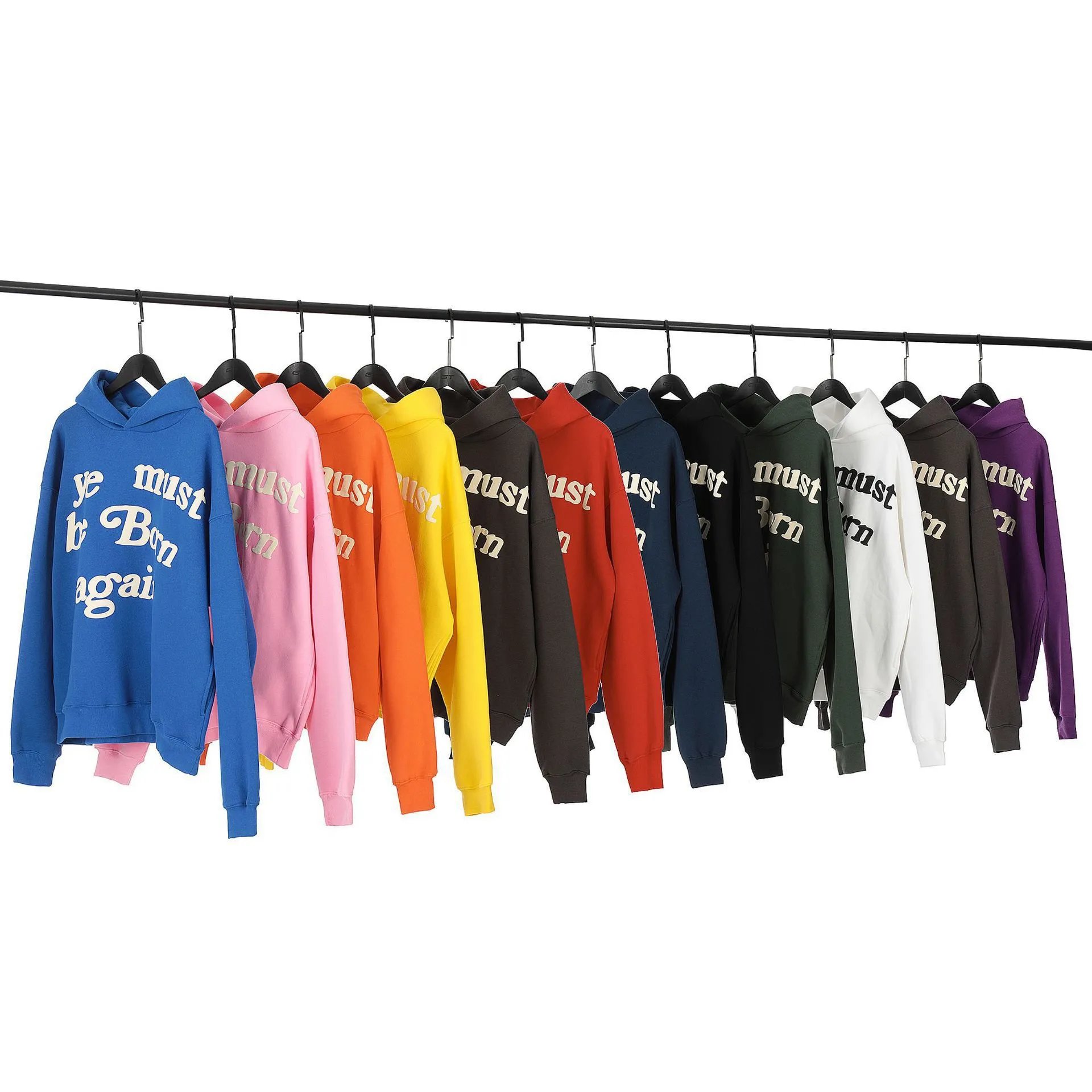 Design Ye Must Be Born Again Yellow Hoodie - 3