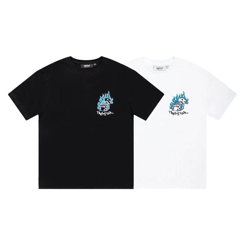 Trapstar Traphouse T-1 Logo Graphic Black T-Shirt T-Shirts - 15