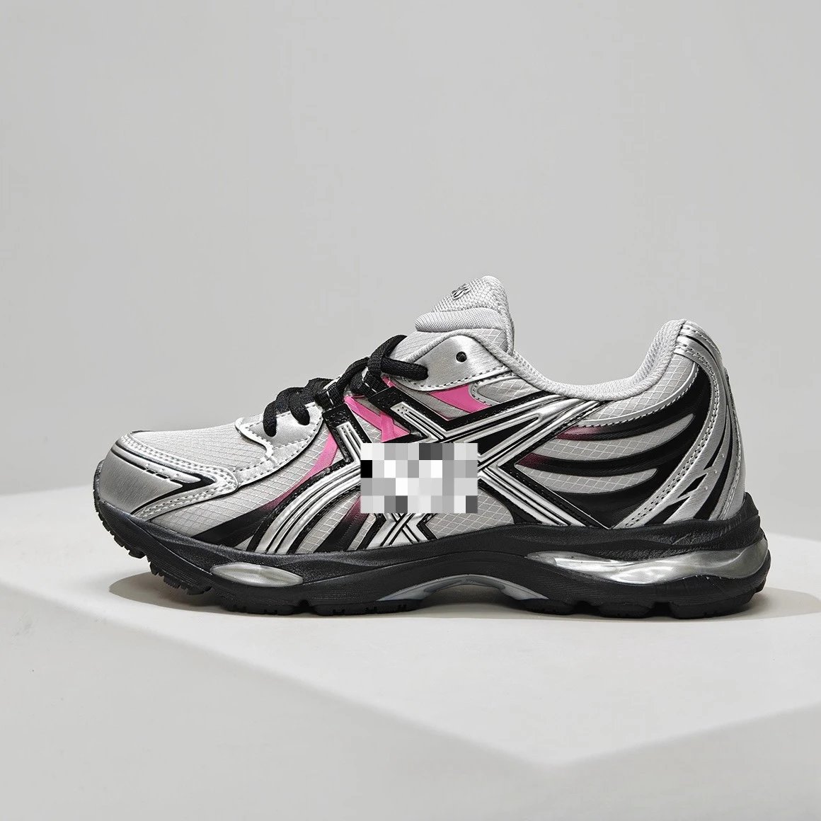 Asics Gel-Kayano 26 Black Turquoise Silver Running Shoes - 3