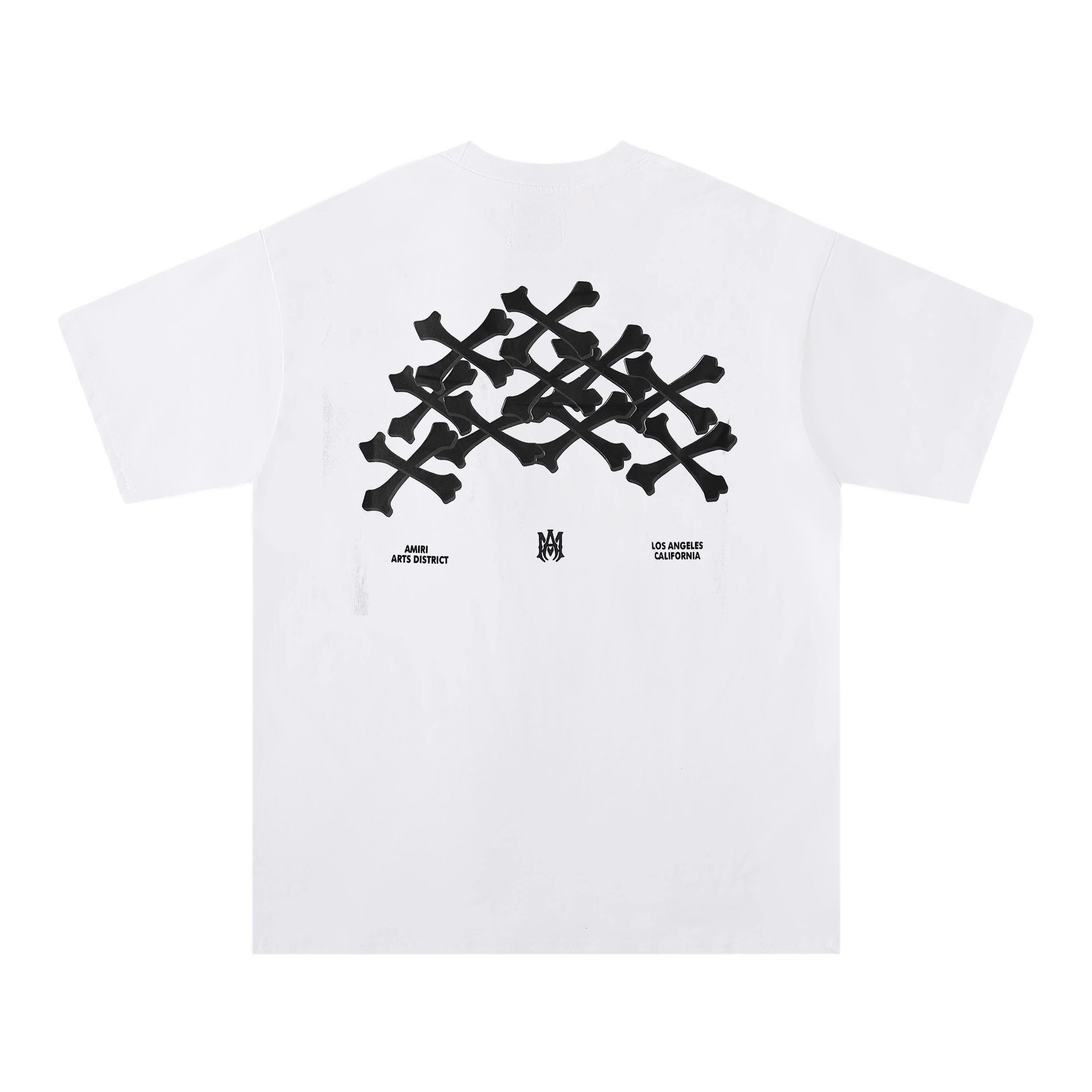 Amiri Records Graphic Print Black T-Shirt - 32