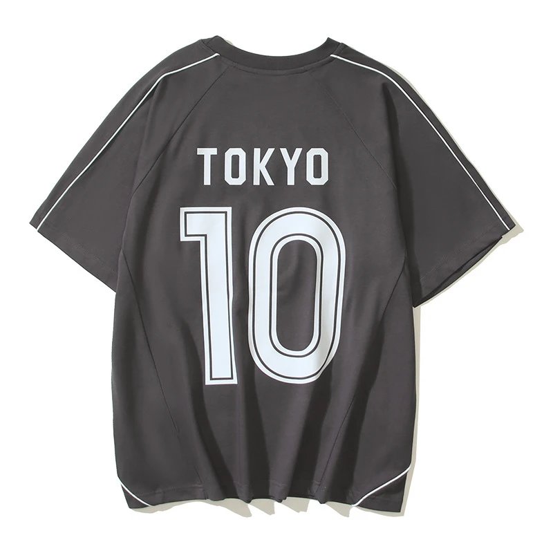 Design Slogan Mesh Jersey Black / White - 19